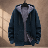 Zachary Hooded Jacket - Blue