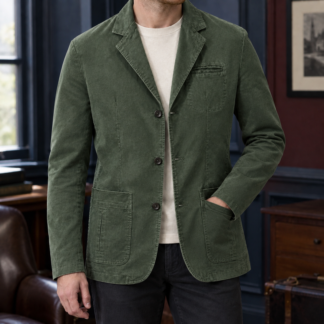Severin-Tate Utility Jacket - Army Green