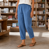 Alba-Faye Relaxed Pants - Blue