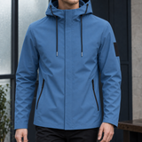 Harry Hooded Jacket - Blue