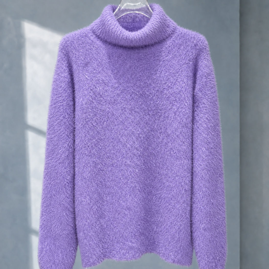 Harriet-Louise Turtleneck Sweater - Purple