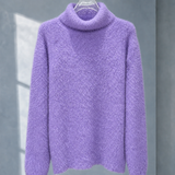 Harriet-Louise Turtleneck Sweater - Purple