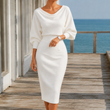 Nadia Bodycon Dress - White