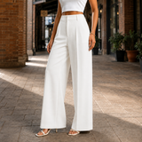 Rosalie-Faye Wide-Leg Pants - White