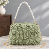 Marostica Rosette Handbag - Green