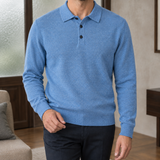 Fulbert-Ellis Polo Sweater - Sky Blue