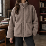 Leontine Teddy Jacket - Brown