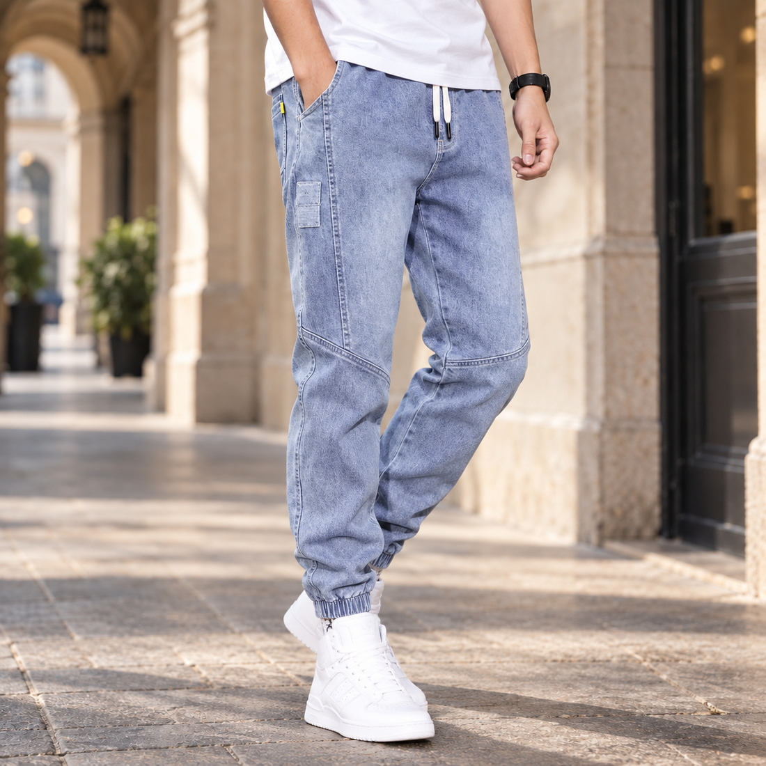 Nathan Tapered Pants - Blue