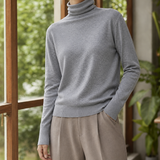 Oriane Turtleneck Sweater - Gray