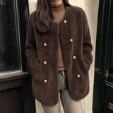 Ninon-Rose Cashmere Jacket - Coffee Brown