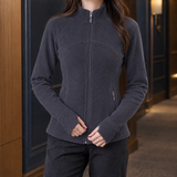 Faith Stand Collar Jacket - Dusk Gray