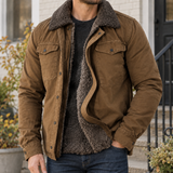 Ambrose Sherpa Jacket - Brown