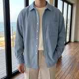 Valencia Corduroy Shirt - Blue