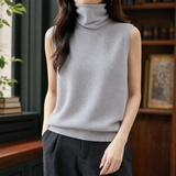 Willa-Skye Turtleneck Top - Frost Gray
