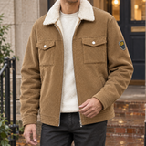 Erasmus-West Corduroy Jacket - Khaki