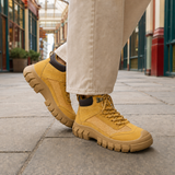 Olivieri Chunky Hiking Boots - Earthy Yellow