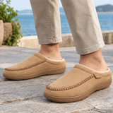 Vitale Suede Slippers - Khaki