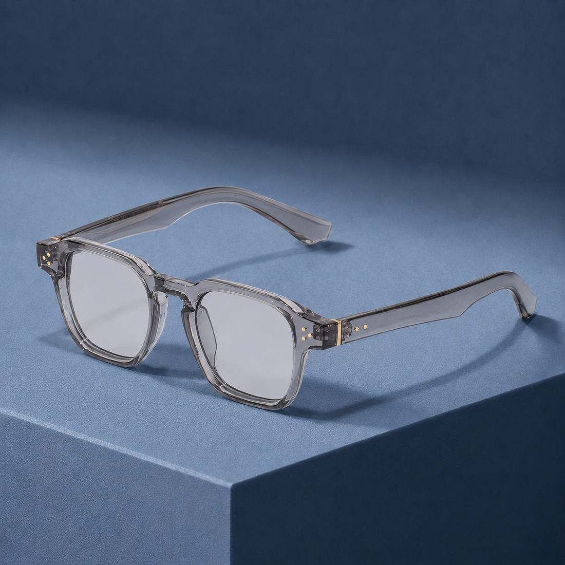 Yara-Sage Retro Sunglasses - Light Gray