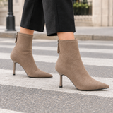 Chiaravalle Stiletto Boots - Brown