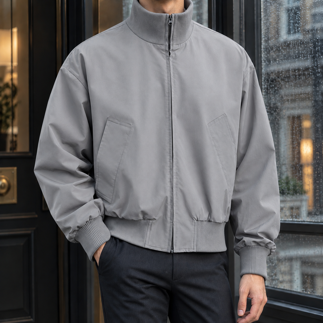 Halvard Bomber Jacket - Gray