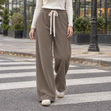Grace-Eve Wide Leg Pants - Brown