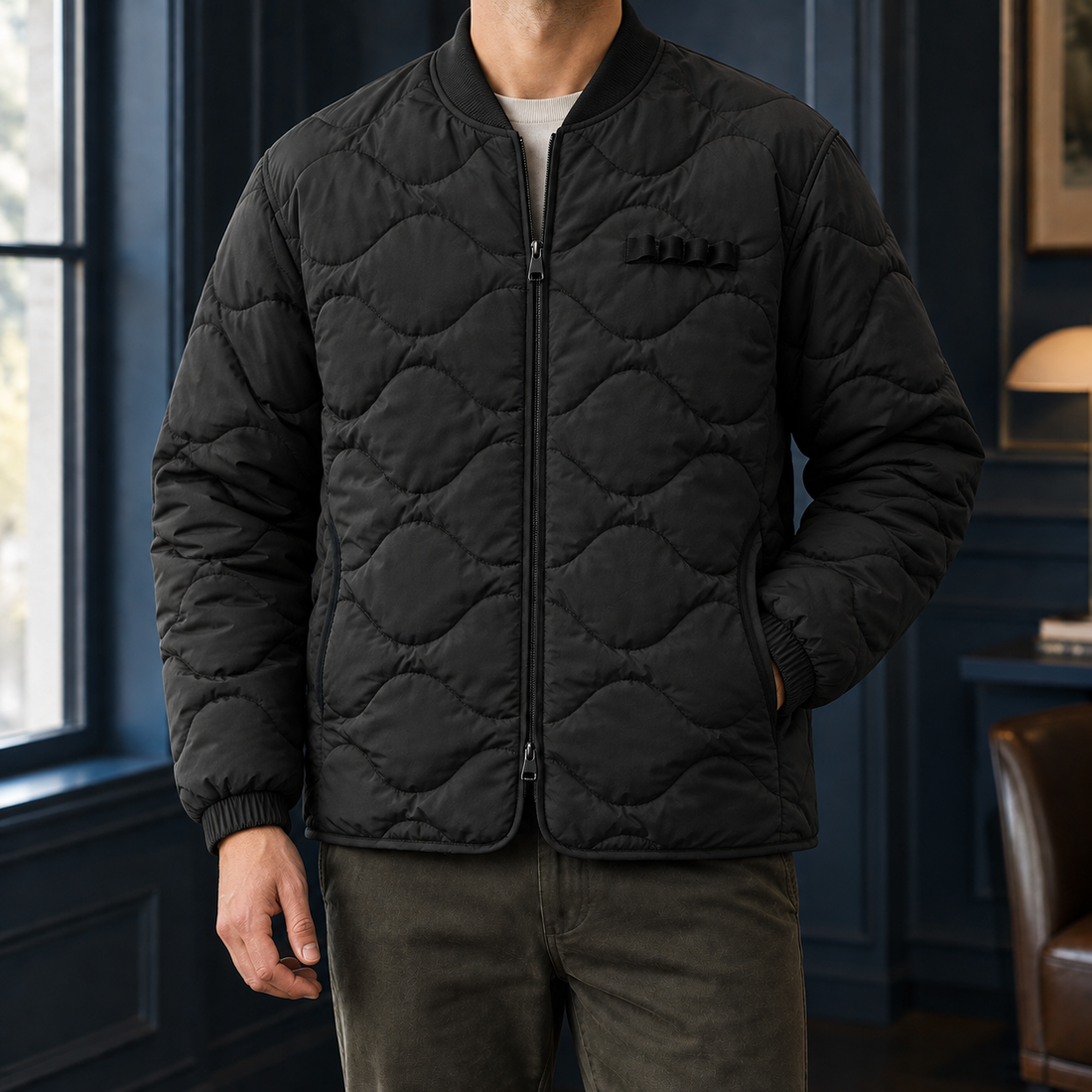 Valerian Quilted Jacket - Black