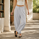 Winona Barrel Pants - Light Gray