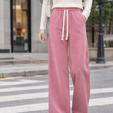 Azalea Wide Leg Pants - Sakura Pink Small