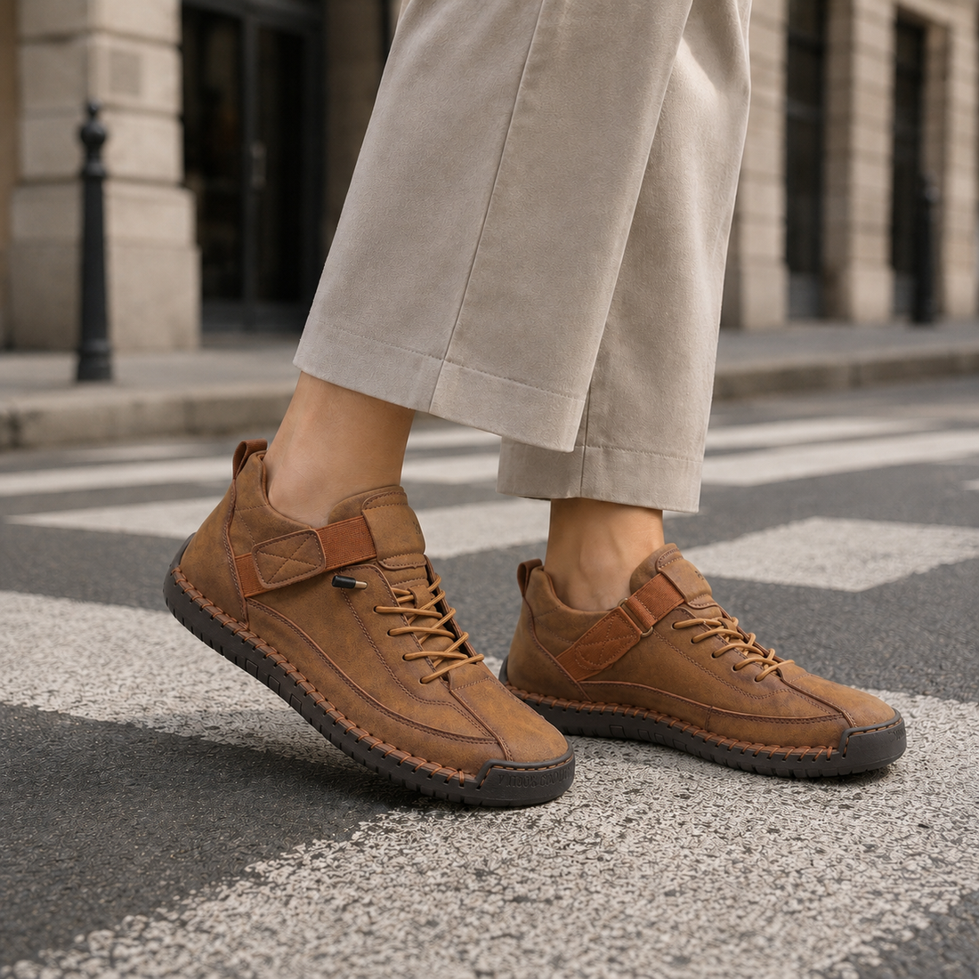 Monza Orthopedic Sneakers - Brown