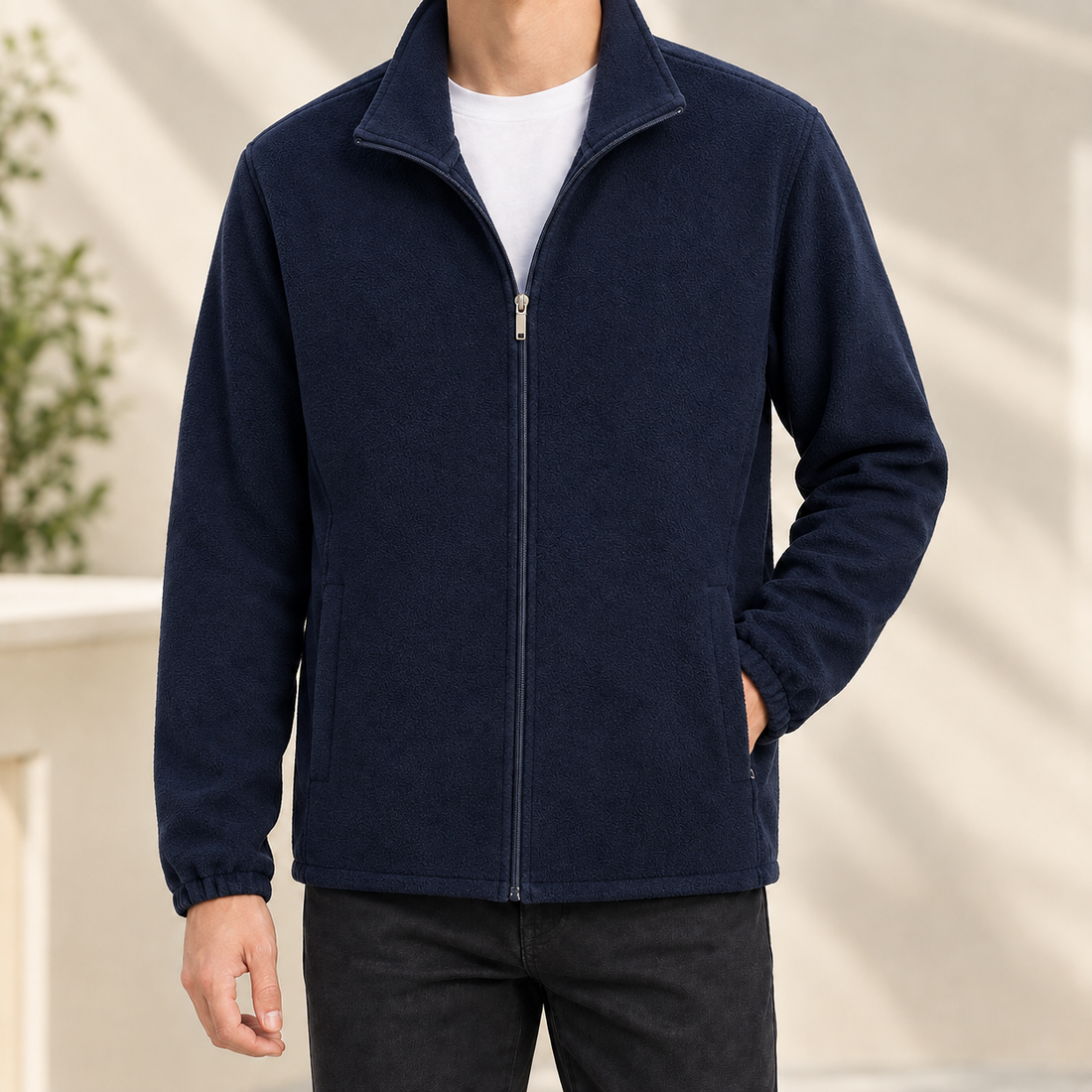 Anthony Cashmere Jacket - Dark Blue
