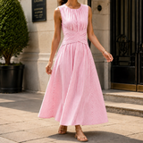 Katia-Belle Cross Waist Dress - Pink