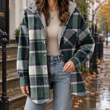 Andrina-Belle Hooded Jacket - Green