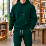 Leon-Hayes Hooded Set - Dark Green