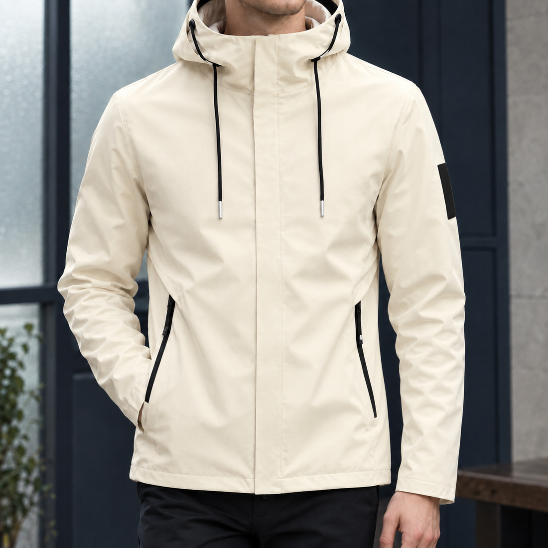 Harry Hooded Jacket - Apricot
