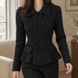 Wendy-Elise Wool Cardigan - Black