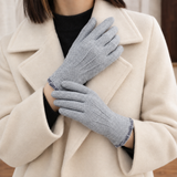 Wilton Cashmere Gloves - Gray