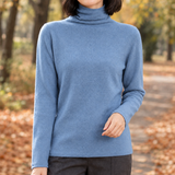 Alexia-Faye Wool Turtleneck Sweater - Hawaiian Blue