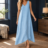 Calla-Rose Relaxed Maxi Dress - Light Blue