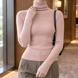 Elettra Turtleneck Sweater - Pink