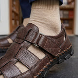 Verona Fisherman Sandals - Lead Product Detail