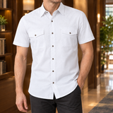 Oscar Collared Shirt - White-y