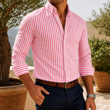 Ramsey Striped Shirt - Pink