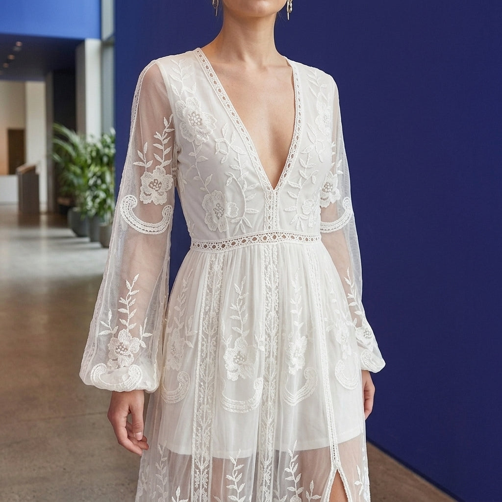 Willa Lace Maxi Dress - Lead Product Detail