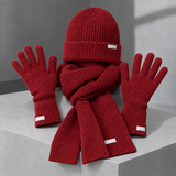Remington Cashmere Accessory Set - Red