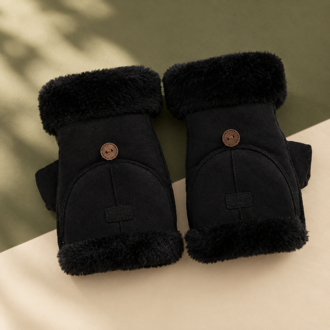 Aldridge Convertible Gloves - Black