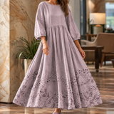 Tessa-Louise Gathered Maxi Dress - Lyqcc–tc34–014