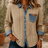 Eloise Textured Shirt - Khaki