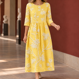 Tiffany Gathered Waist Dress - 399–qfxlyq–5360