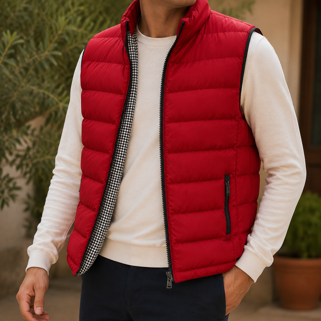 Rufus Puffer Jacket - Red