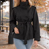Solene-June Belted Jacket - Black